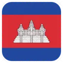 Cambodge Drapeau Icône