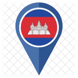 Cambodia Flag Icon