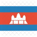 Cambodia Flag World Icon