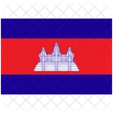 Flag Country Cambodia Icon