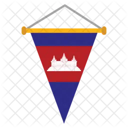 Cambodia Flag Icon