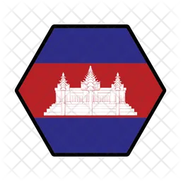 Camboja Flag Ícone