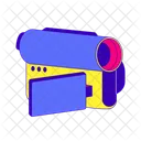 Camcorder Retro Foldable Screen Icon