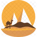 Camel And Desert  Icon