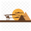 Camel And Desert Mubarak Muslim Icon