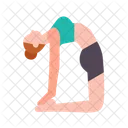 Camel Pose Character Young Icon