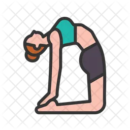 Camel Pose  Icon