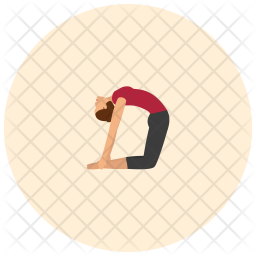Camel pose Icon