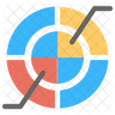 Diagramme Circulaire Diagramme Circulaire Diagramme Moderne Icône