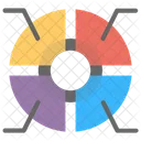 Diagramme Circulaire Diagramme Circulaire Diagramme Moderne Icône