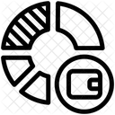 Diagramme De Portefeuille Icône