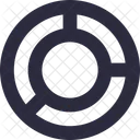 Diagramme circulaire  Icône