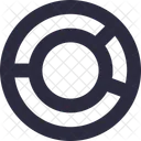 Diagramme circulaire  Icône