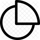 Diagramme Circulaire Grand Trimestre Icon