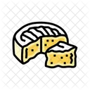 Camembert Cheese Food Icon