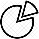 Diagramme Circulaire Tranche Cercle Icône