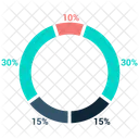 Diagramme circulaire  Icône