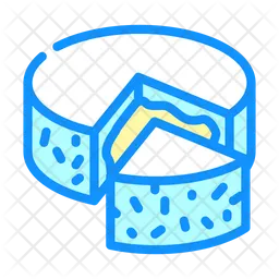 Camembert Cheese  Icon