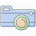 Camera Awesome Lineal Color Icon Icon