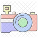 Camera Lineal Color Icon アイコン