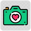 Valentine Day Camera Photo Icon