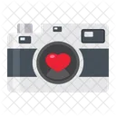 Camera Photography Heart Icon