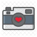 Camera Photography Heart Icon