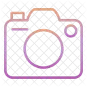 Outline Gradient Photography Icon