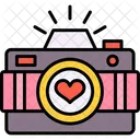 Camera Dating Heart Icon