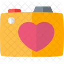 Camera Heart Love Icon