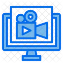 Camera De Video Camera De Filme Filme On Line Icon