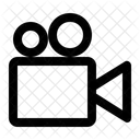 Camera De Video Player Multimidia Ícone