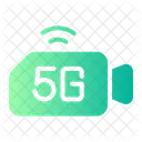 5 G Camera De Video Conexao Ícone