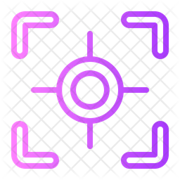 Camera Detection Icon - Download in Gradient Style