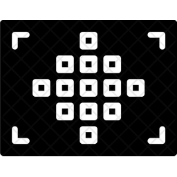 Camera Detection Point Icon - Download in Glyph Style
