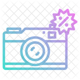 Camera Discount  Icon