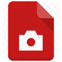 Camera File Paper Icon