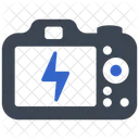 Camera flash on  Icon