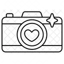 Camera Heart Love Valentine Icon