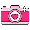 Camera Heart  Icon