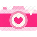 Camera Heart  Icon