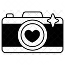 Camera Heart Love Valentine Icon