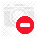 Camera Remove Photograph Icon