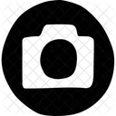 Handdrawn Flat Camera Icon