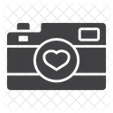 Camera Photography Heart Icon