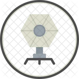 Camera Light Reflector  Icon
