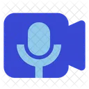 Camera Microphone Symbol
