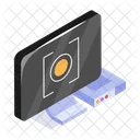 Camera Monitoring Security Icon