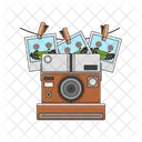 Camera Polaroid Camera Digital Filmadora Icon