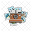 Camera Polaroid Camera Camera De Video Icon